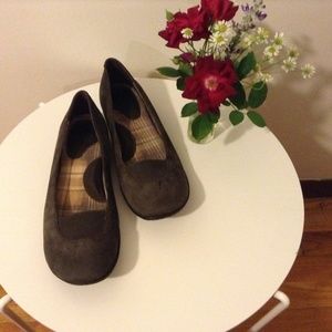 Grey Slip On Flats - Born - 7.5